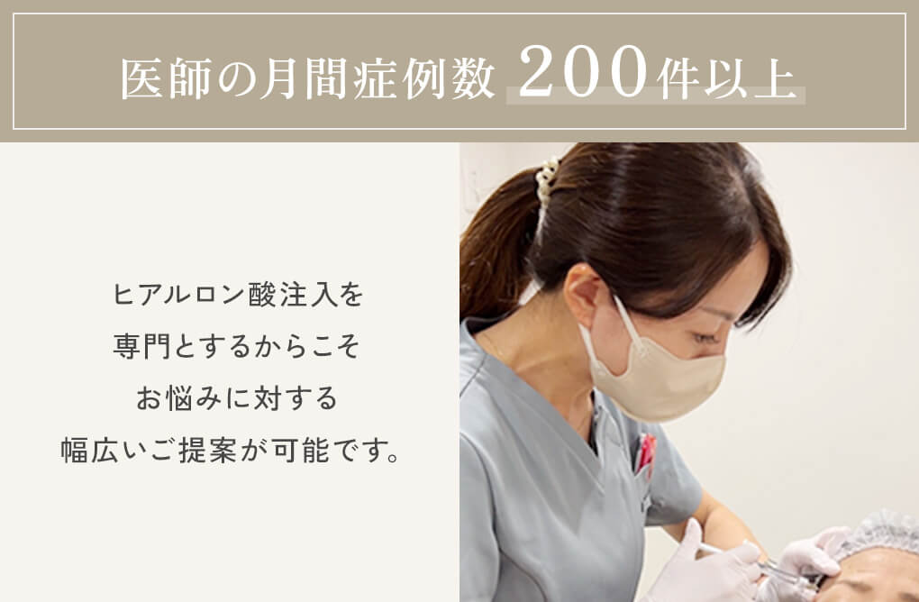 医師の月間症例数 200件以上