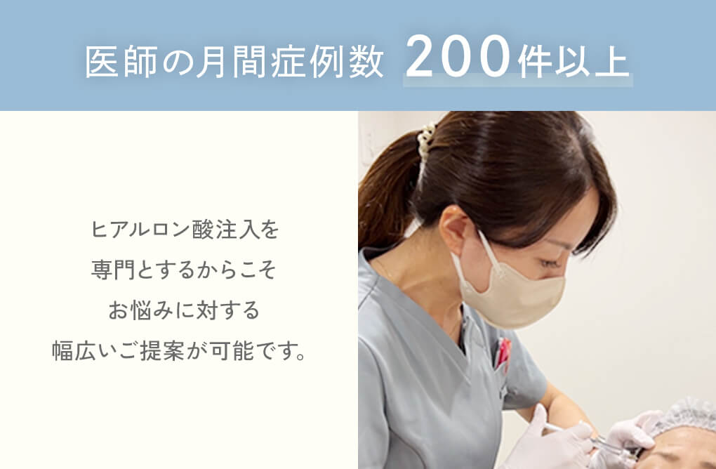 医師の月間症例数 200件以上